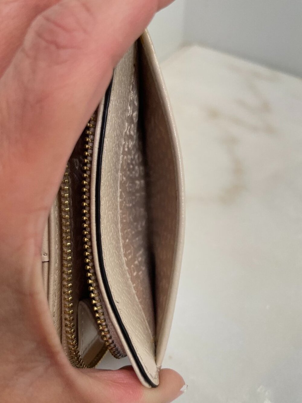 Kate Spade Wellesley Cara zip around & snap Wallet Two-Tone Black and Cream - Picture 12 of 16